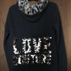 Juicy Couture hoodie lepord print